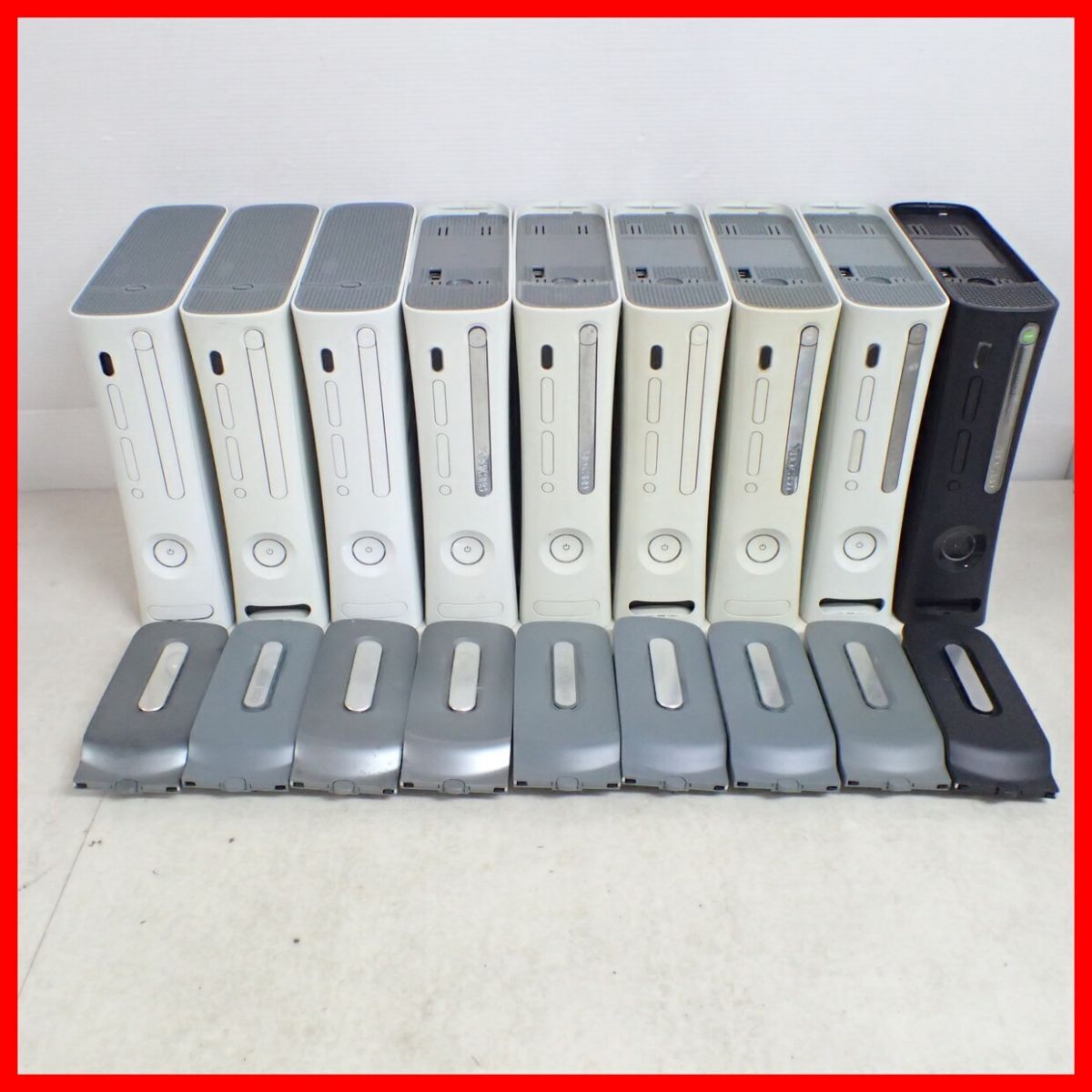 XBOX360 本体9台 + HDD9個 まとめて大量セット Microsoft マイクロソフト【60