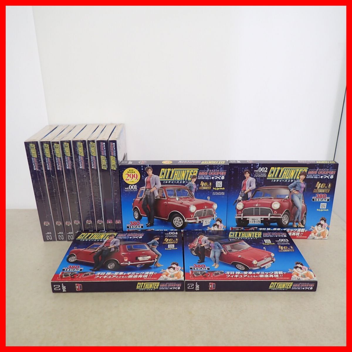 未開封 アシェット 1/8 シティーハンター モーリス ミニクーパーをつくる 1-12号の12点 1275S Mk-1hachette【20
