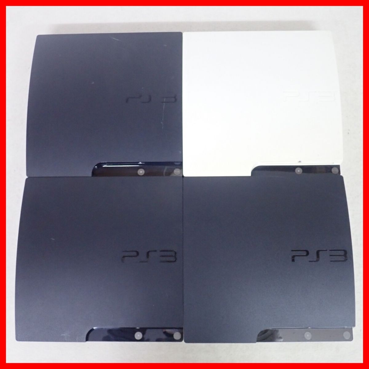 PS3 プレステ3 本体のみ CECH-2000A 2台/2500A 1台/2500B 1台 まとめて4台セット PlayStation3 SONY HDDなし 起動不可 ジャンク【40