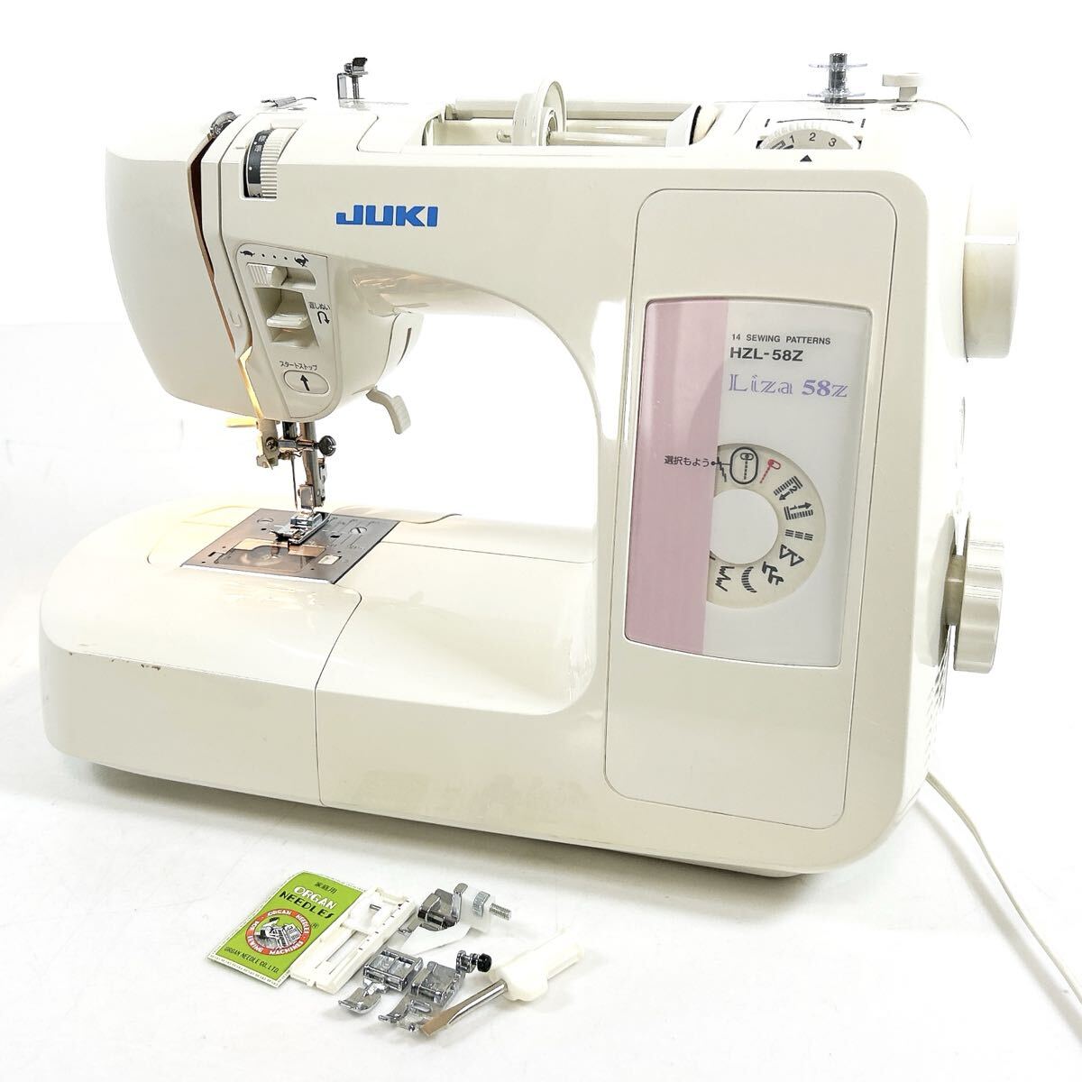 動作品 JUKI ジューキ Liza 58Z HZL-58Z 手工芸 ハンドクラフト ミシン alp岩0318長