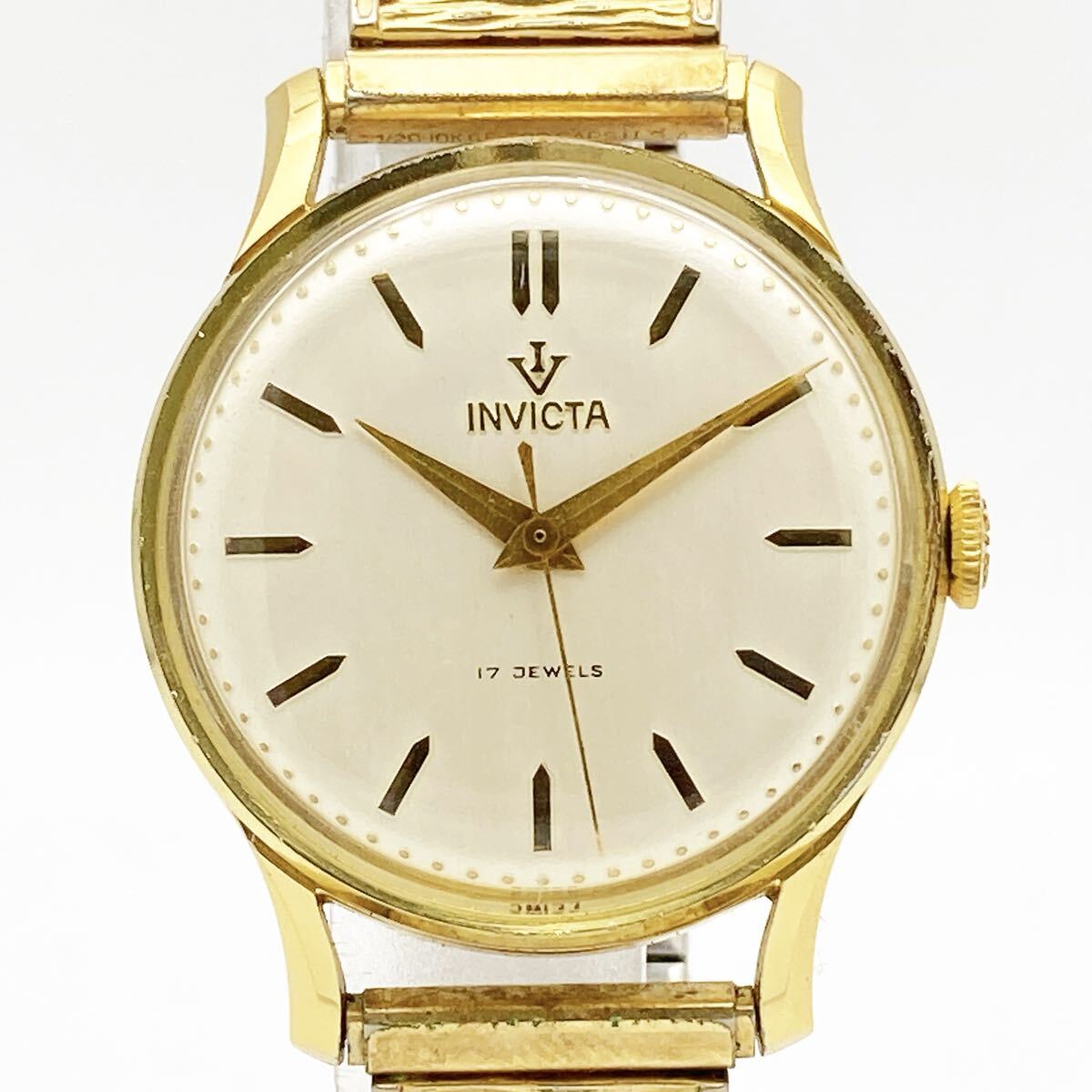 INVICTA インビクタ 24039 手巻き 17石 アンティーク 腕時計 稼働品 alpひ0317