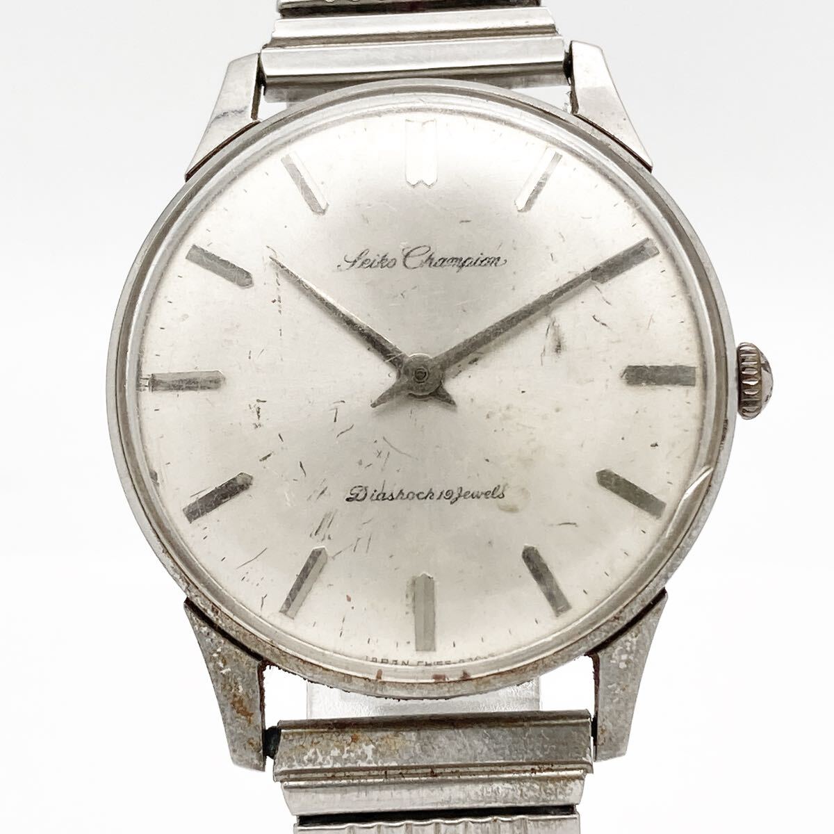 SEIKO Champion チャンピオン 15030D 19石 手巻き メンズ 腕時計 稼働品 alpひ0317