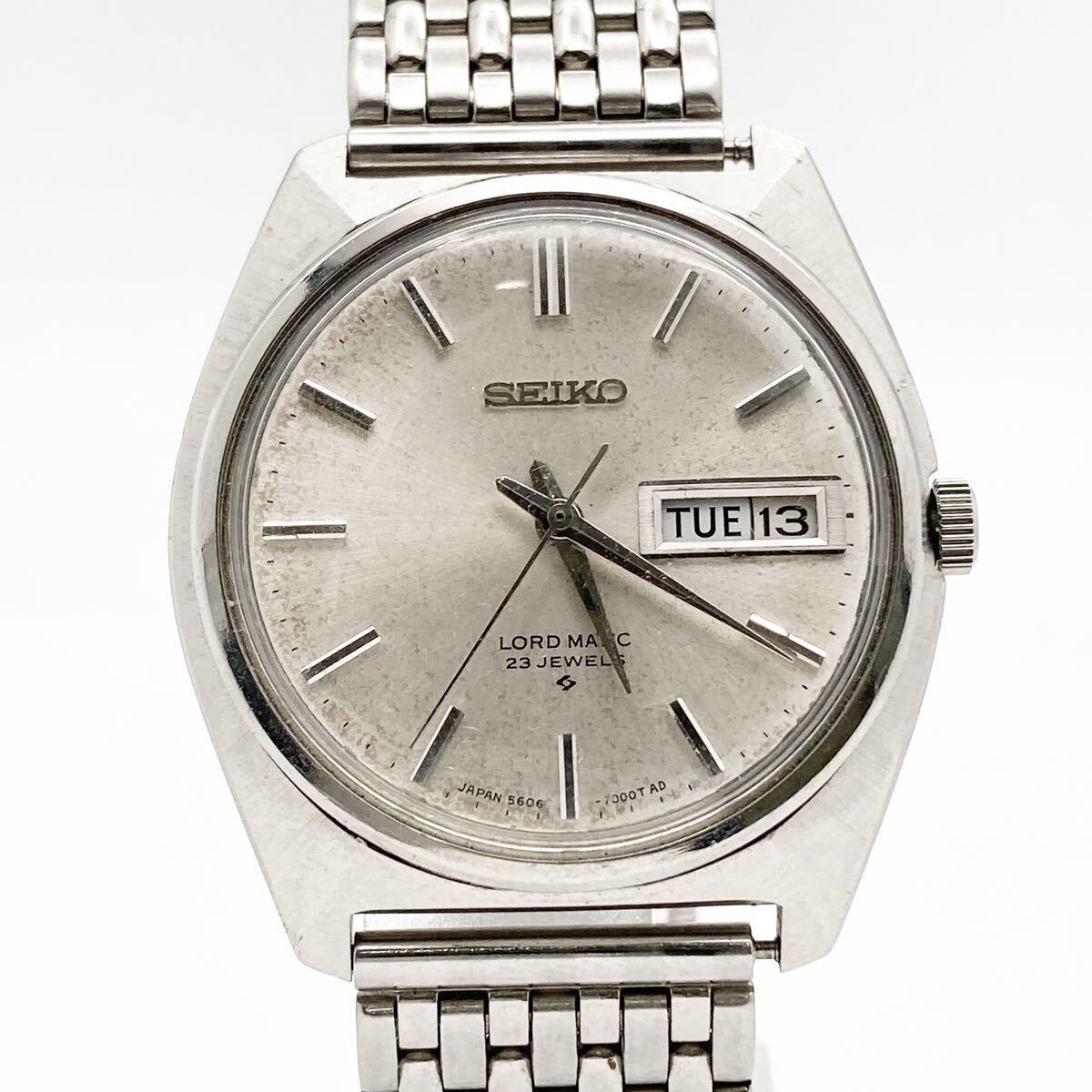 SEIKO セイコー 5606-7000 LM LORD MATIC 23石 デイデイト 腕時計 ロードマチック メンズ 自動巻 稼働品 alpひ0317