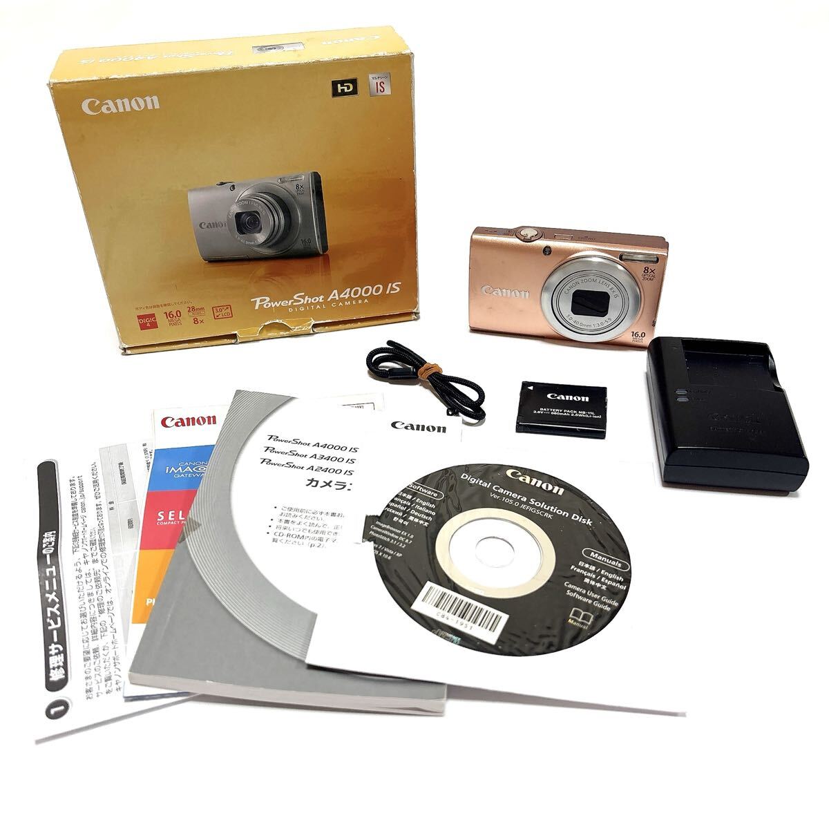 Canon Power Shot A4000 IS PC1730 コンパクト デジタルカメラ デジカメ 箱付き alp梅0313
