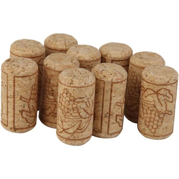コルク栓 DIY アクセサリー 洋食器 業務用 手芸材料 手作り 雑貨 パーツ 美術モデル クリスマス 花輪 結婚式 20mm x 40mm 10個セット