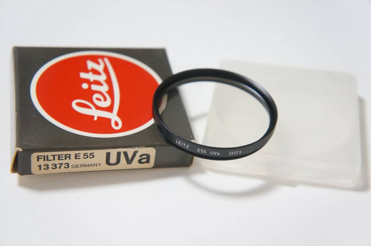 ★美品★[55mm] LEITZ / LEICA E55 UVa 13373 UVカットフィルター 元箱付