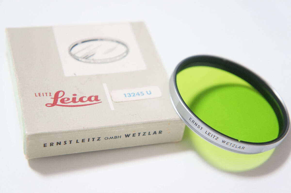 ★良品★[58mm] LEITZ / LEICA GGr 13245U UROOX Summarex用フィルター 元箱付 E58 Noctiluxにも