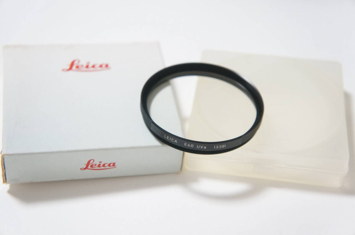 ★美品★[60mm] LEICA E60 UVa 13381 フィルター 元箱付