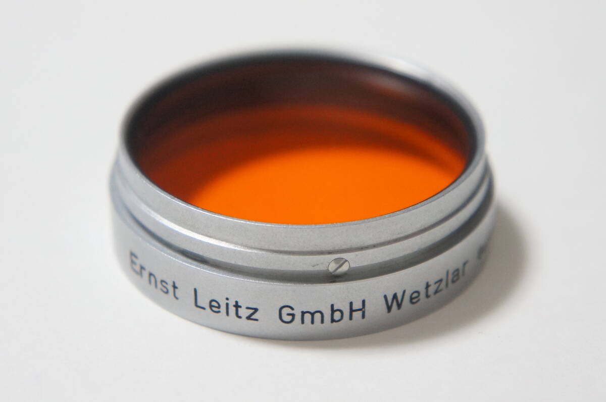 [A42 かぶせ式] Ernst Leitz / Leica Or. Hektor 7.3cm F1.9用 オレンジフィルター [F5146]
