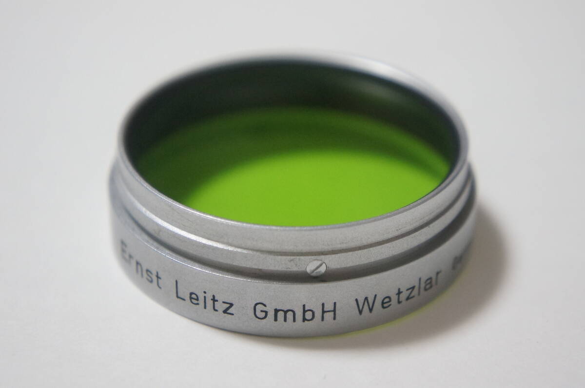 ★良品★[A42 かぶせ式] Ernst Leitz / Leica Gr. Hektor 7.3cm F1.9用 グリーンフィルター [F5147]
