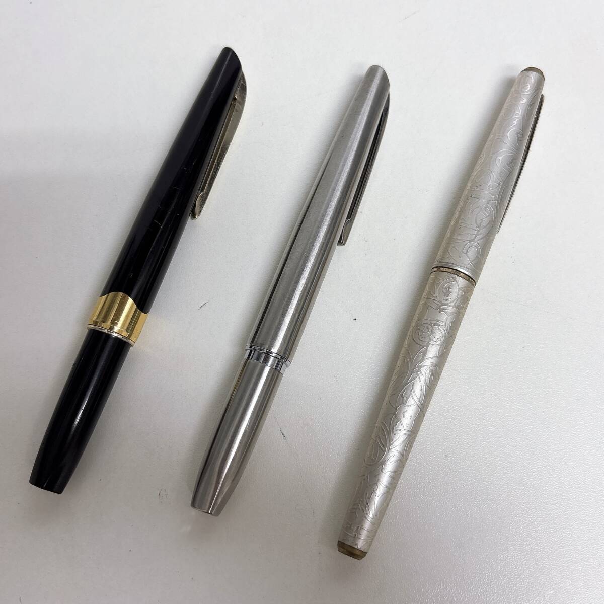 全てペン先18K 万年筆 3本まとめ売り プラチナ K18 18金 中古 筆記未確認 現状