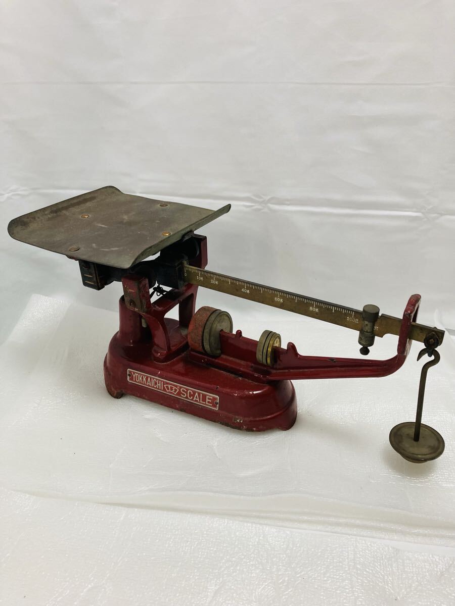 D641 上皿天秤 竿秤 はかり アンティーク 計量器 秤 レトロ 中古