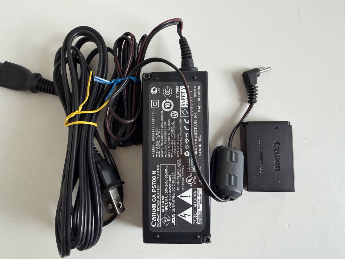 キャノン コンパクトパワーアダプター CA-PS700 ＆ EOS M200用 DCカプラー DR-E12