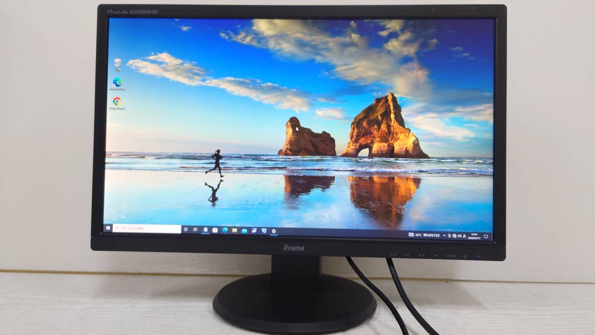 【良品】iiyama ProLite E2282HD 21.5型 液晶モニタ フルHD（1920x1080）D-Sub/DVI 動作品