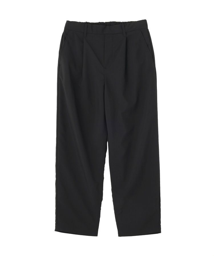 新品CRAFT STANDARD BOUTIQUE クラフトスタンダードブティックイージーケア/吸水速乾/UVカット/ワイドイージータックスラックスパンツ黒Ｍ