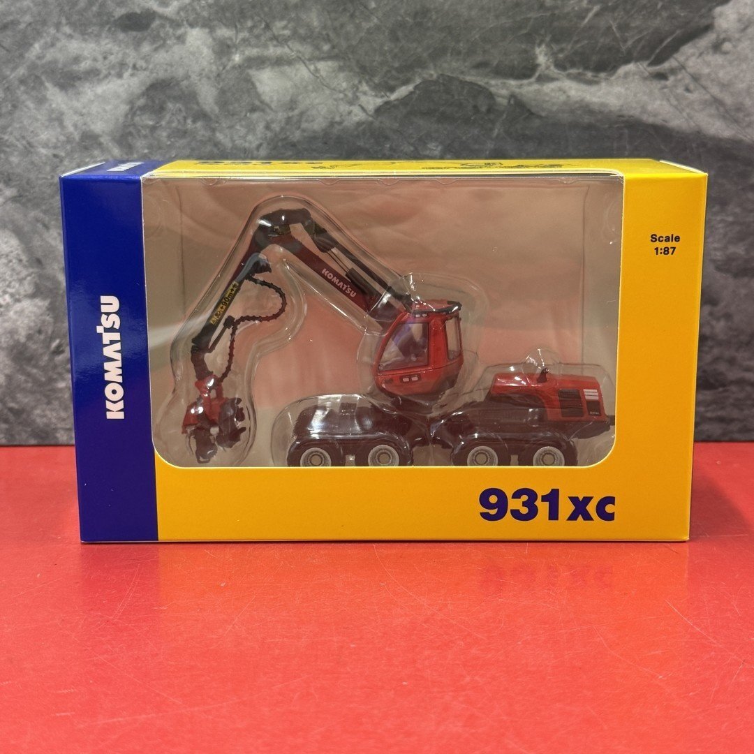 1円～　未使用　非売品　コマツオリジナルミニチュア　931XC　ハーベスター　株主優待　KOMATSU　1/50スケール　建設機械　建機