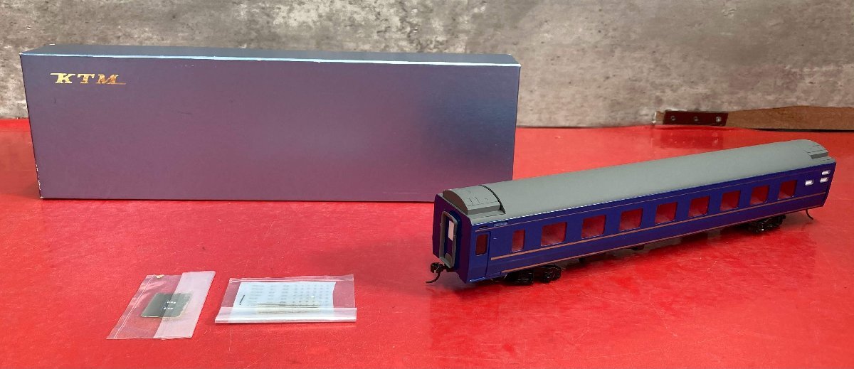 1円～　KTM　カツミ　HOゲージ　1/80　北斗星　オハネフ　25-200　B寝台車　金帯　鉄道模型　客車　模型