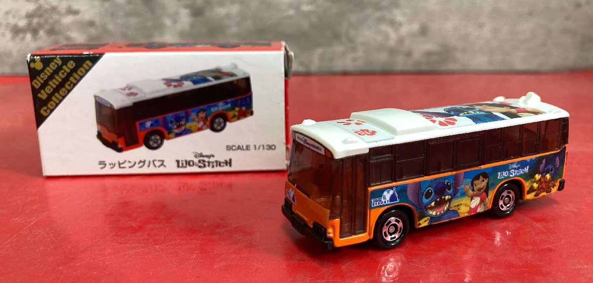 1円～　美品　トミカ　ラッピングバス　リロ＆スティッチ　トミカ ディズニービークルコレクション　東京ディズニーリゾート限定