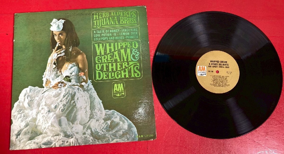【レコードコレクター放出品】 LP　Herb Alperts Tijuana Brass　Whipped Cream & Other Delights　ビタースウィート・サンバ　US盤