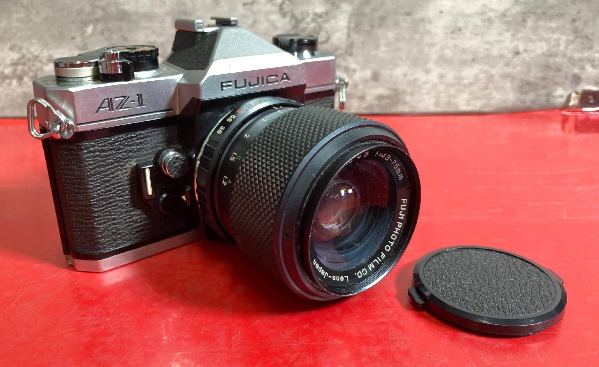 1円～　FUJICA　フジカ　AZ-1　FUJINON‐Z 1:3.5-4.5 f=43-75mm　一眼レフ　フィルムカメラ　シャッターOK