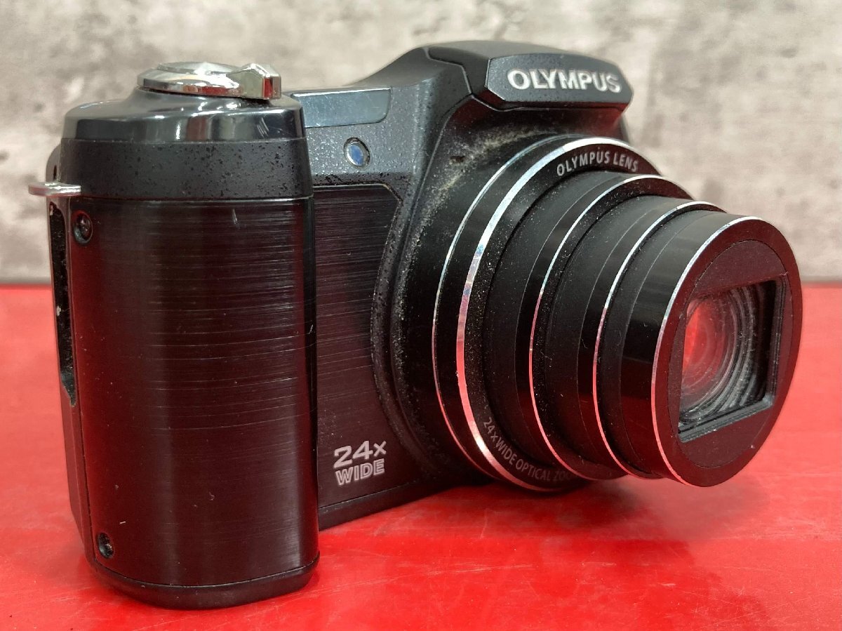1円～　OLYMPUS　オリンパス　SZ-16　ED 4.5-108.0mm 1:3.0-6.9　光学24倍ズーム　コンパクト　デジタルカメラ　現状品