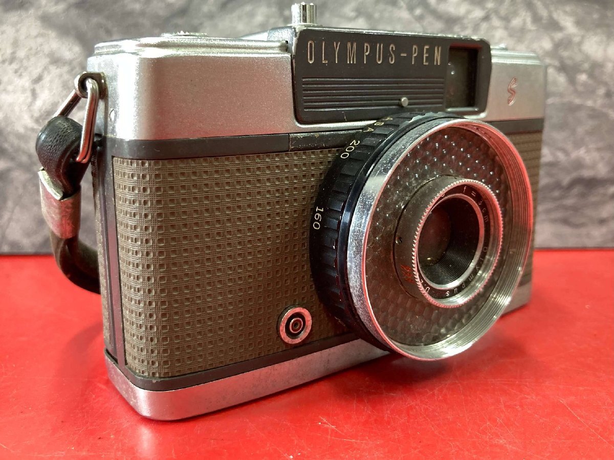 1円～　OLYMPUS　オリンパス　PEN-EE S　OLYMPUS D.ZUIKO 1:2.8 f＝3㎝　レンジファインダー　フィルムカメラ　現状品