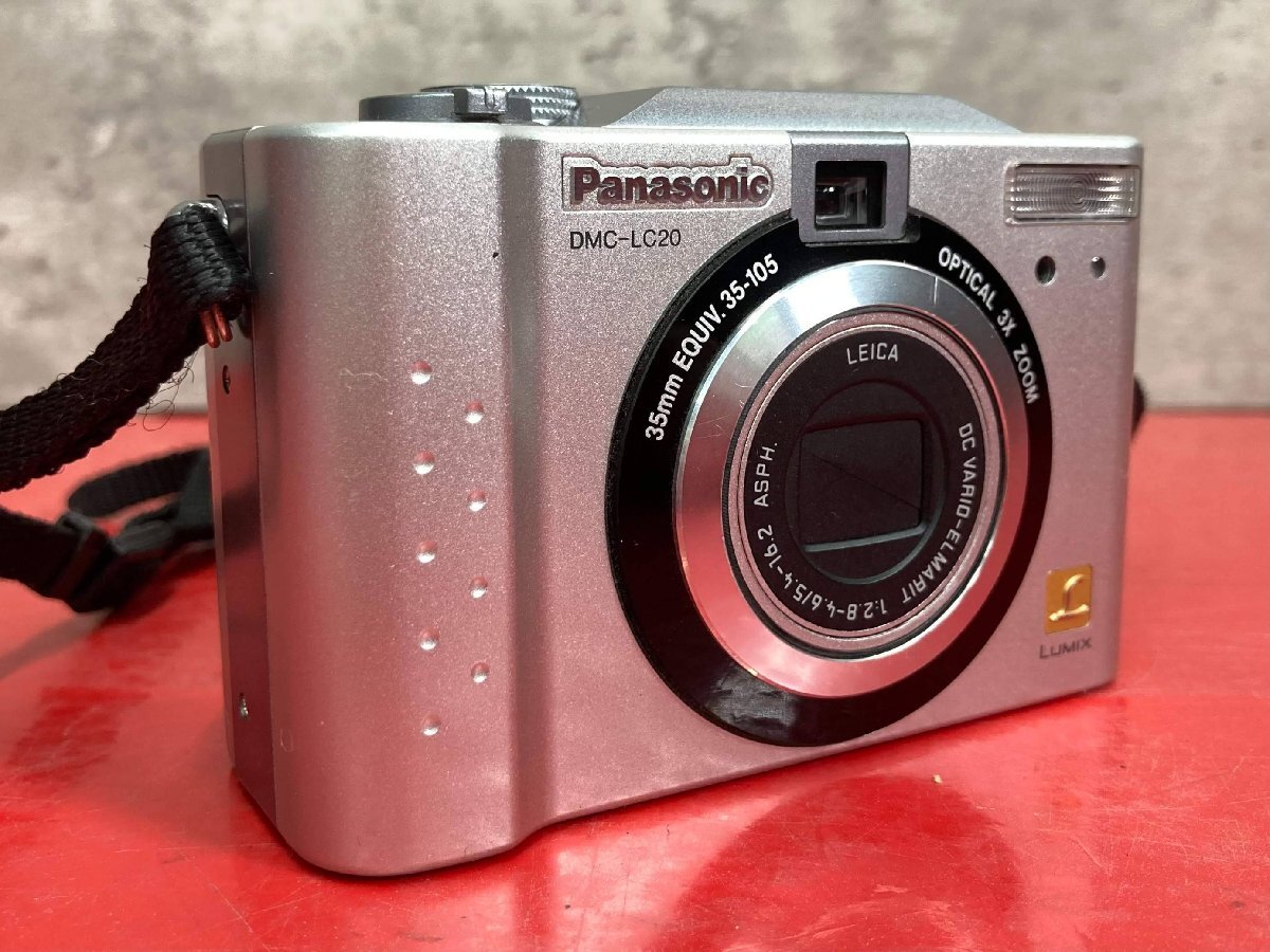 1円～　Panasonic　パナソニック　LUMIX DMC-LC20　35mm EQUIV. 35-105 OPTICAL 3X ZOOM　コンパクト　デジタルカメラ　通電OK