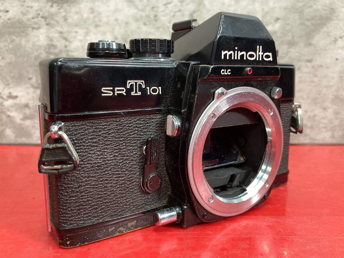 1円～　minolta　ミノルタ　SRT101　ボディ　一眼レフ　フィルムカメラ　シャッターOK
