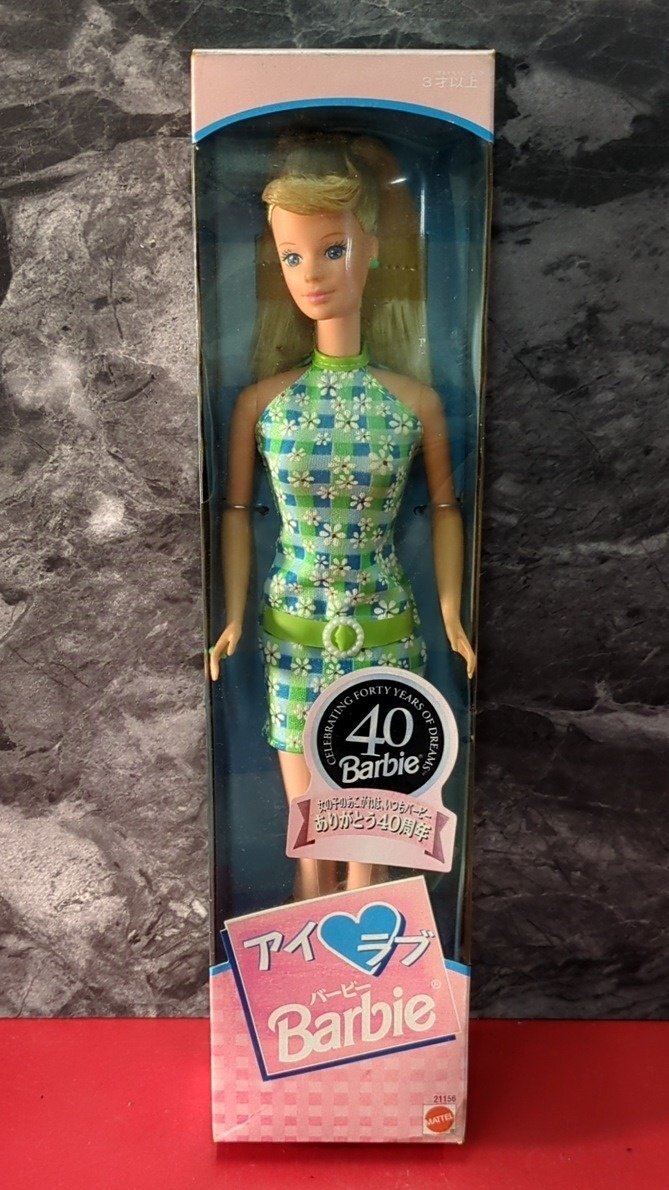 1円～　未開封　MATTEL　マテル　Barbie　アイラブ　バービー　40周年　ファッションドール　バービー人形　着せ替え人形　