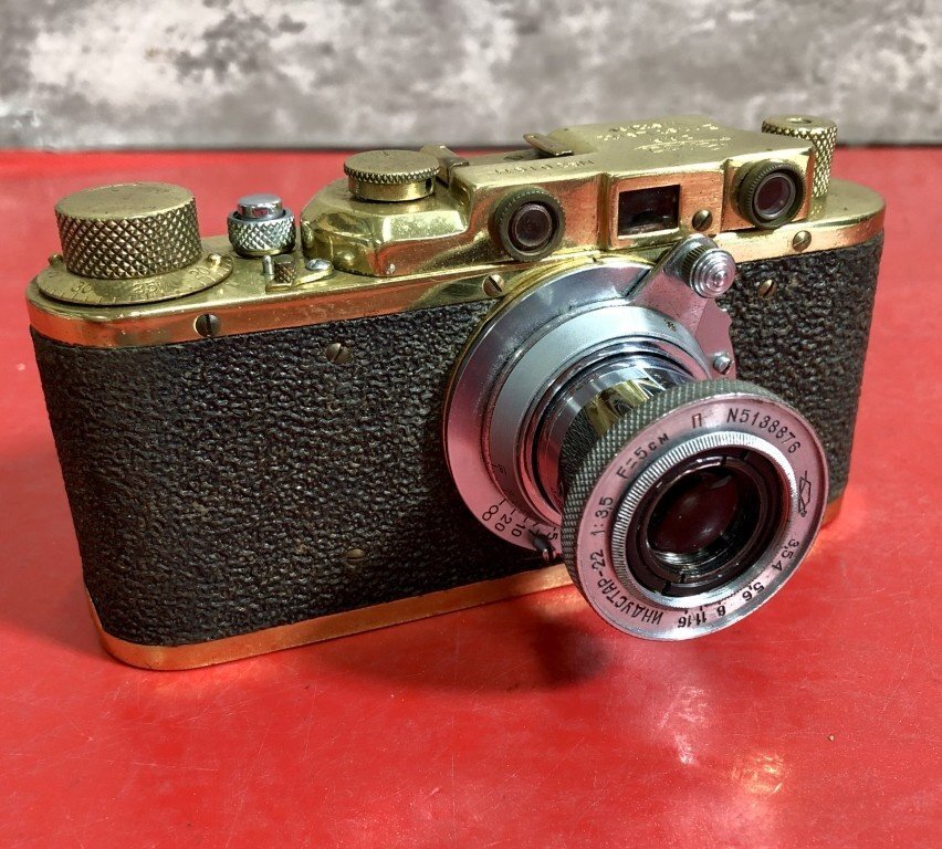 1円～　希少　LEICA　ライカ　Ernst Leitz Wetzla　1:3.5 F=5cm　レンジファインダー　フィルムカメラ　現状品
