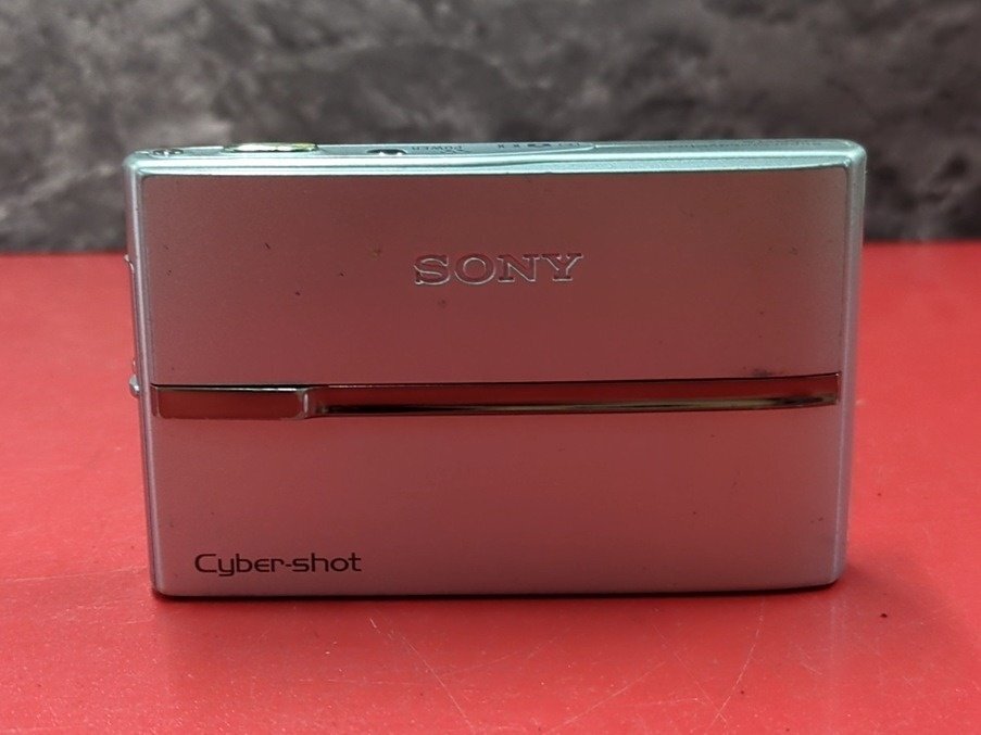 1円～　SONY　ソニー　Cyber-shot DSC-T9　3.5-4.3/6.33-19.0　コンパクトデジタルカメラ　バッテリー付属　現状品　オールドコンデジ
