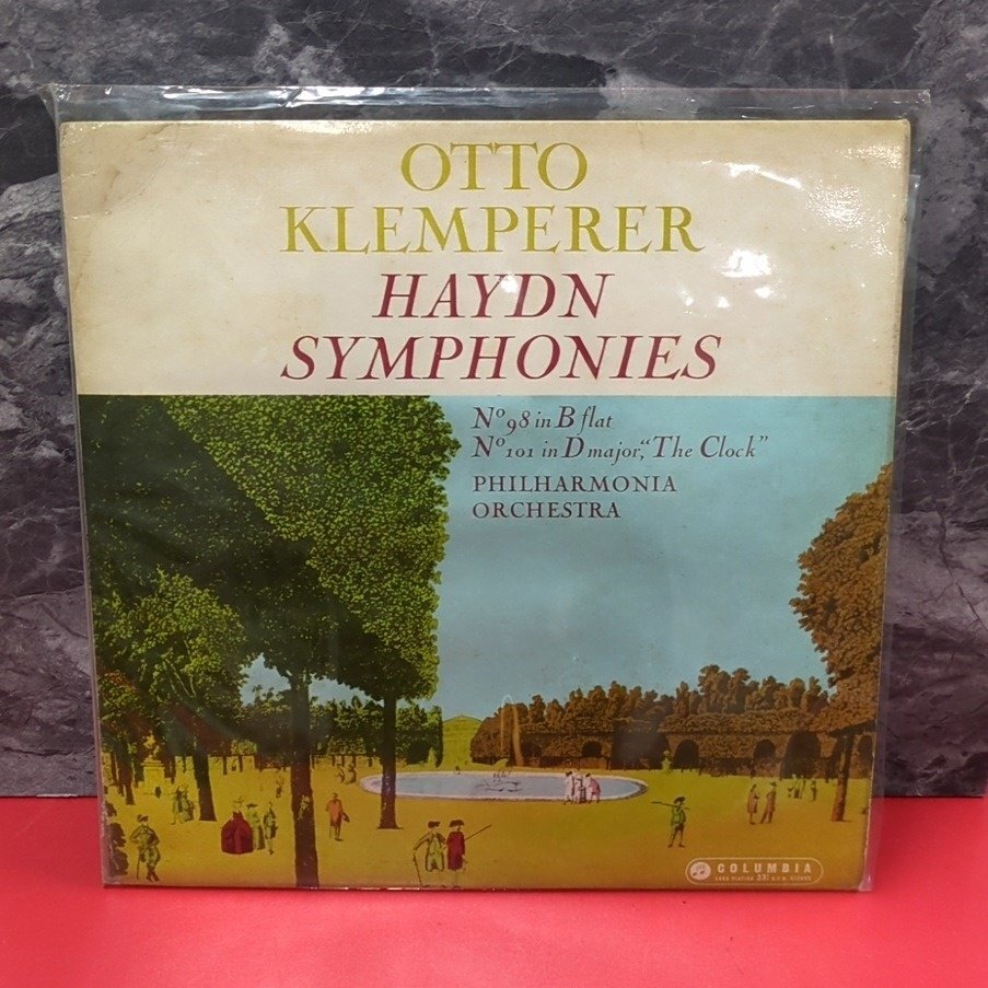 【レコードコレクター放出品】 LP　クレンペラー　ハイドン　交響曲98番 第101番　時計　フィルハーモニー管弦楽団　英盤　COLUMBIA