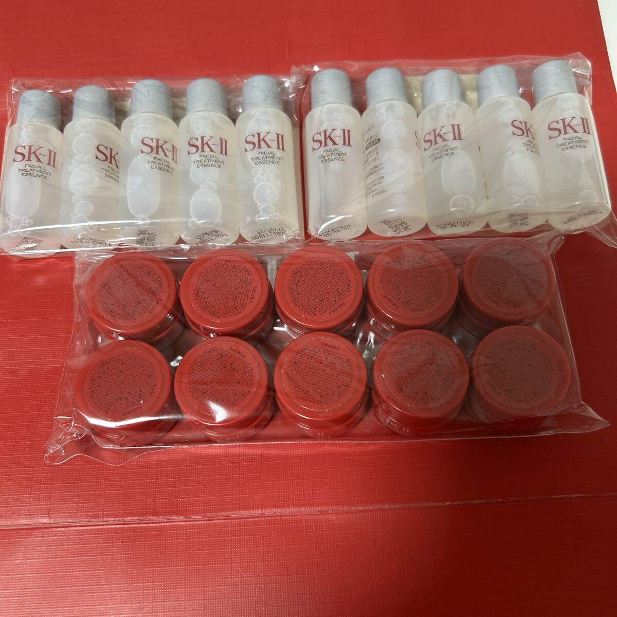 SK-II SK2 フェイシャル トリートメント エッセンス 化粧水10ml×10個+ スキンパワーリニュークリーム2.5g×10個