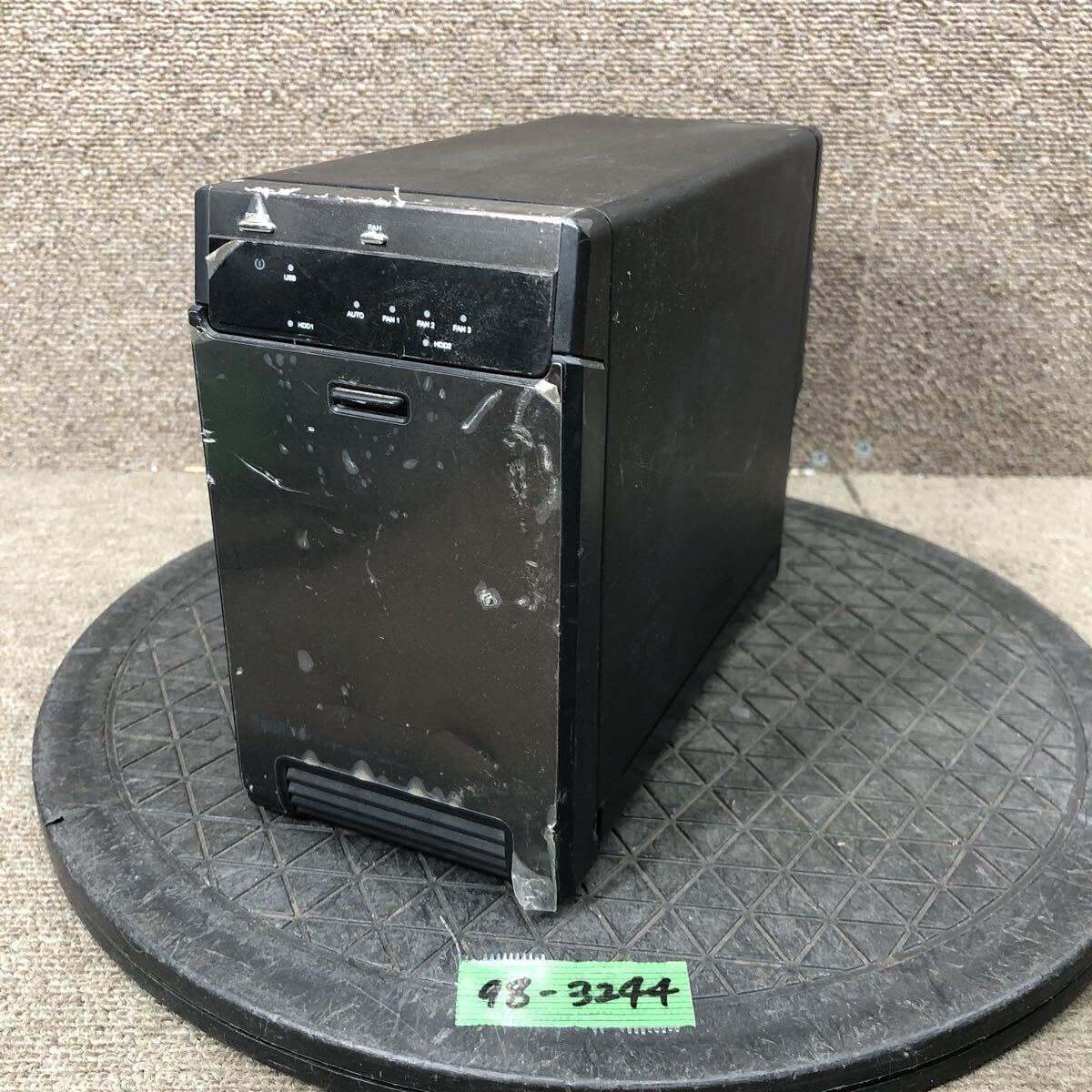 98-3244 激安 PC パーツ HDDケース 2Bay Logitec LHR-2B Series LHR-2BNU3 USB3.0 動作未確認 HDD無し ジャンク
