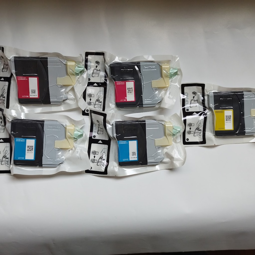 brother ブラザー純正インクカートリッジ 　カラー3色　　5個セット 　未開封※箱なし