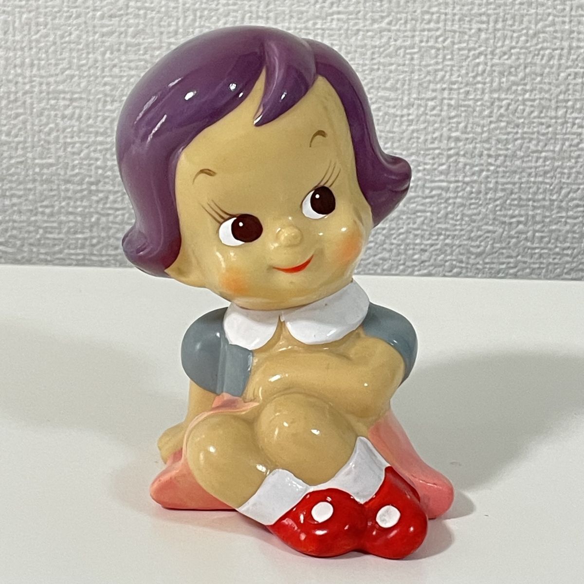日本勧業銀行　かんぎん　のばらチャン　ソフビ貯金箱　フィギュア　非売品　/63-3-K