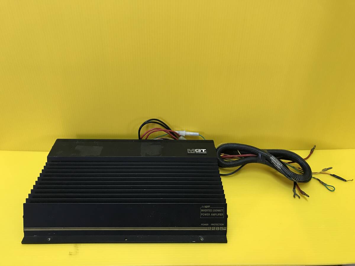 ★売り切り★当時物★MGT★マグトーン★オーディオシステムズ★2285★200W★2WAY★SYSTEM★POWER★AMPLIFIER★パワーアンプ★