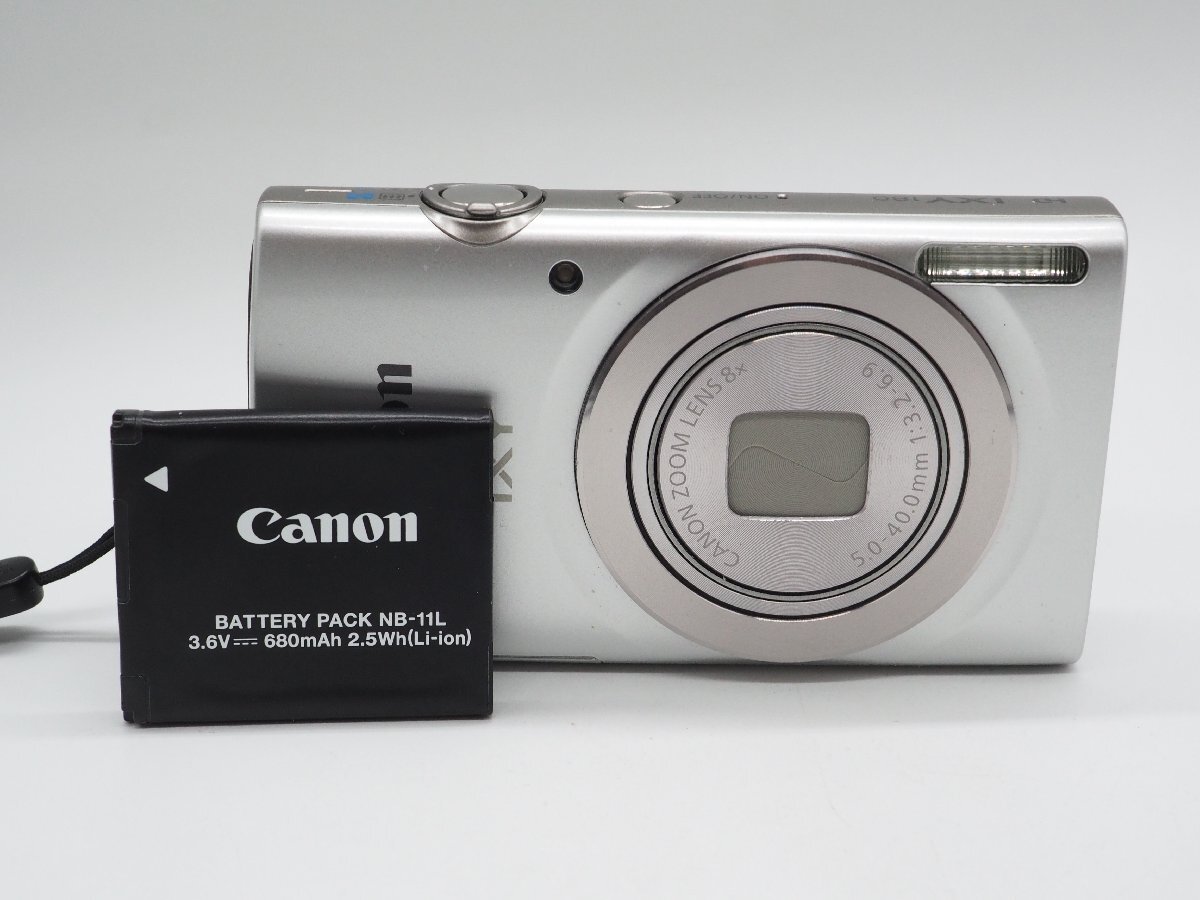 【ジャンク】Canon キヤノン IXY 180 PC2275 シルバー デジタルカメラ デジカメ キングラム[fnk]