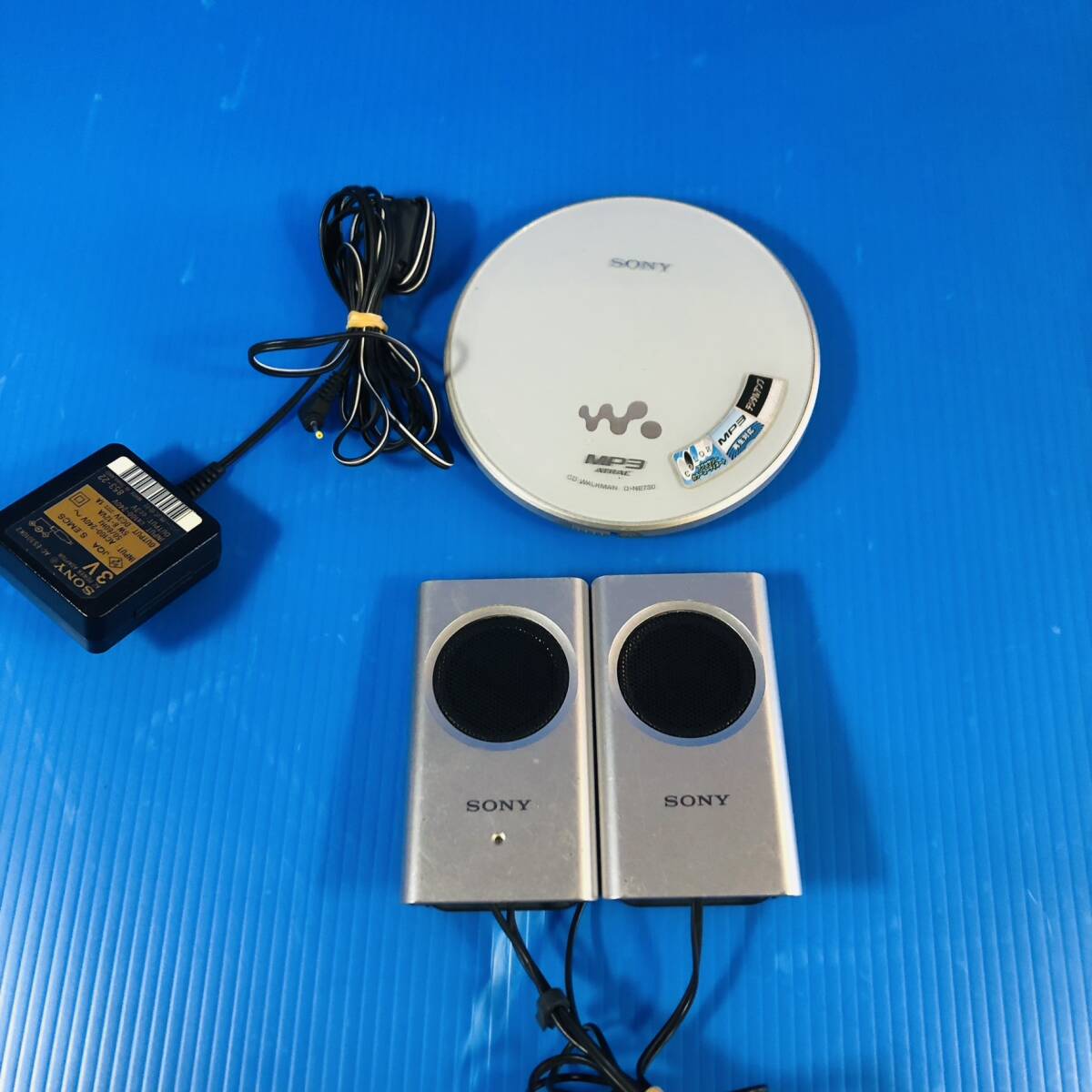 SONY D-NE730 ポータブルCDプレーヤー+スピーカー