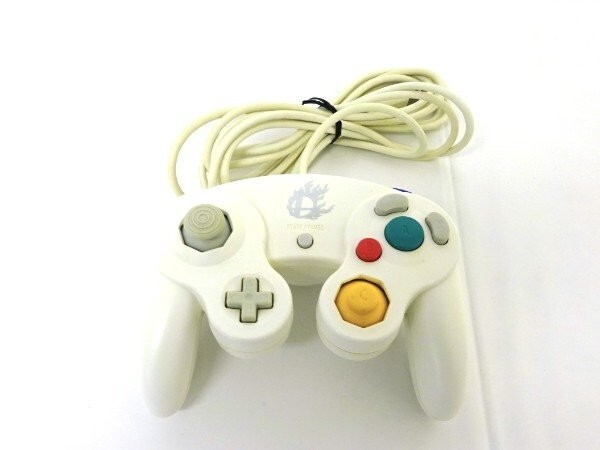 1円スタート 訳有 任天堂 ニンテンドー ゲームキューブコントローラ ジョイスティック Wii U 対応 DOL-A-CWB スマブラホワイト A14256/BP
