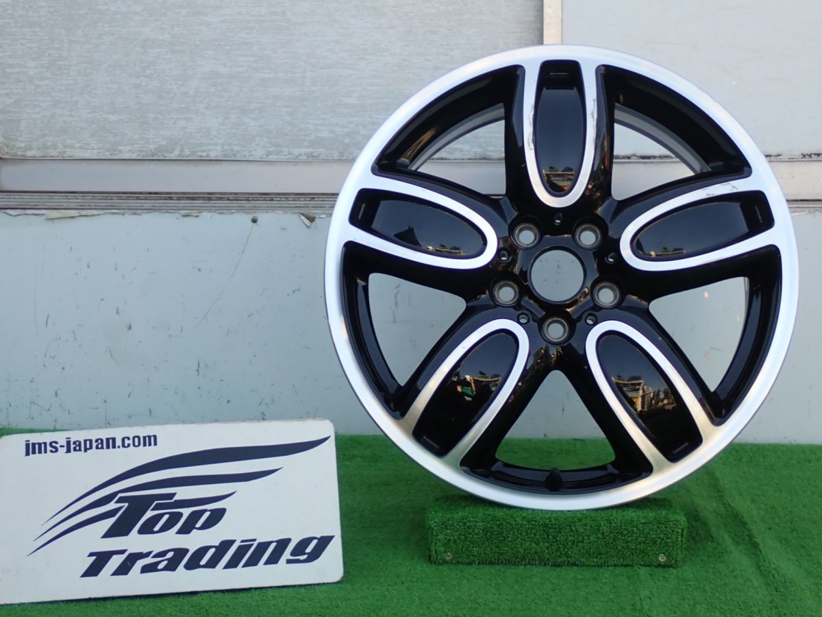 L7285vc BMWミニ純正 ジョンクーパーワークス JCW F55 F56 F57 18インチ カップスポーク アルミホイール 1本 7Jx18ET54 6855115