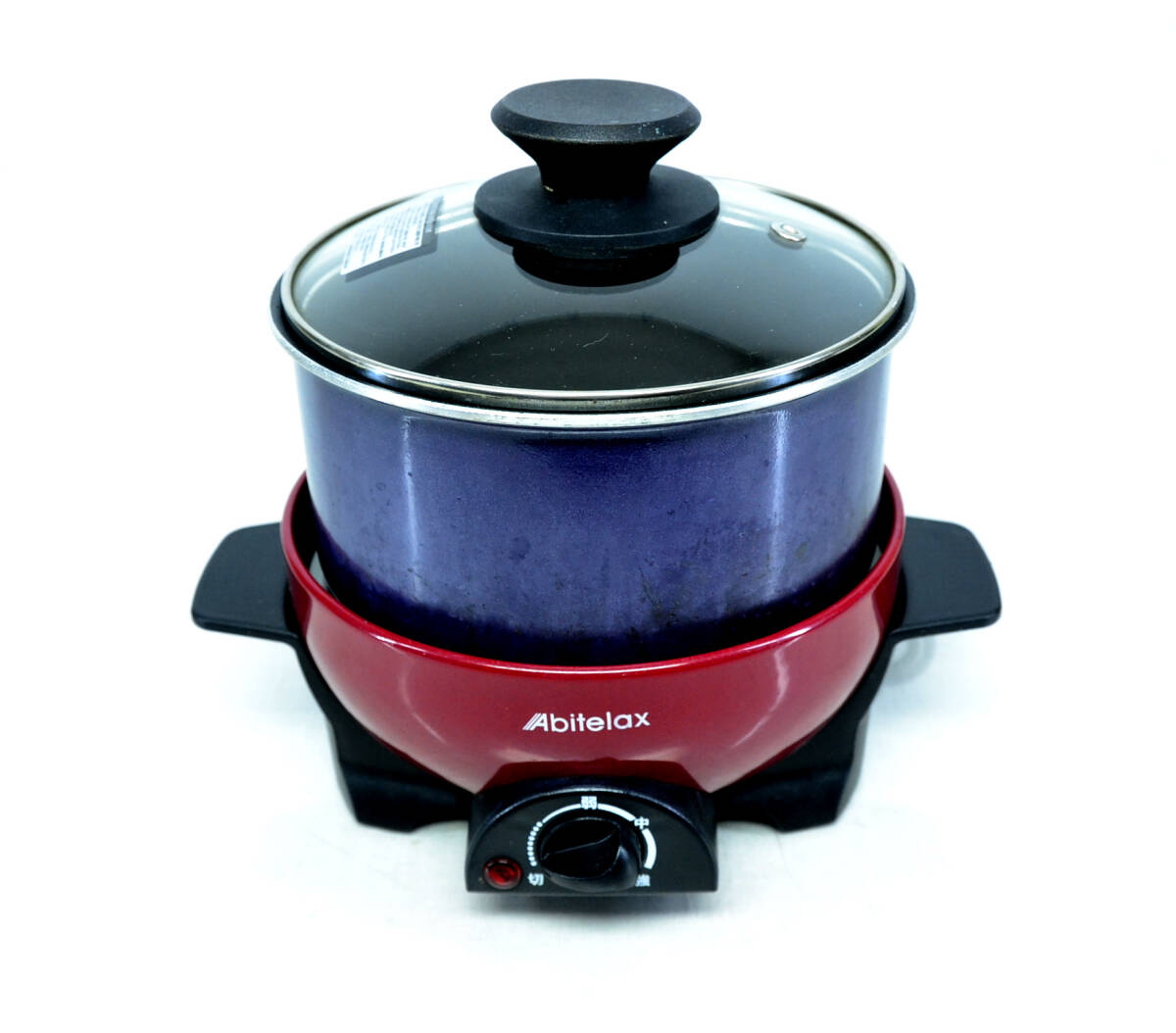 AbitelaxのミニグリルパンAPN-16G ヒーター部分のみとT-fal ingenio鍋16cmのセット ガラスふた付 中古品 