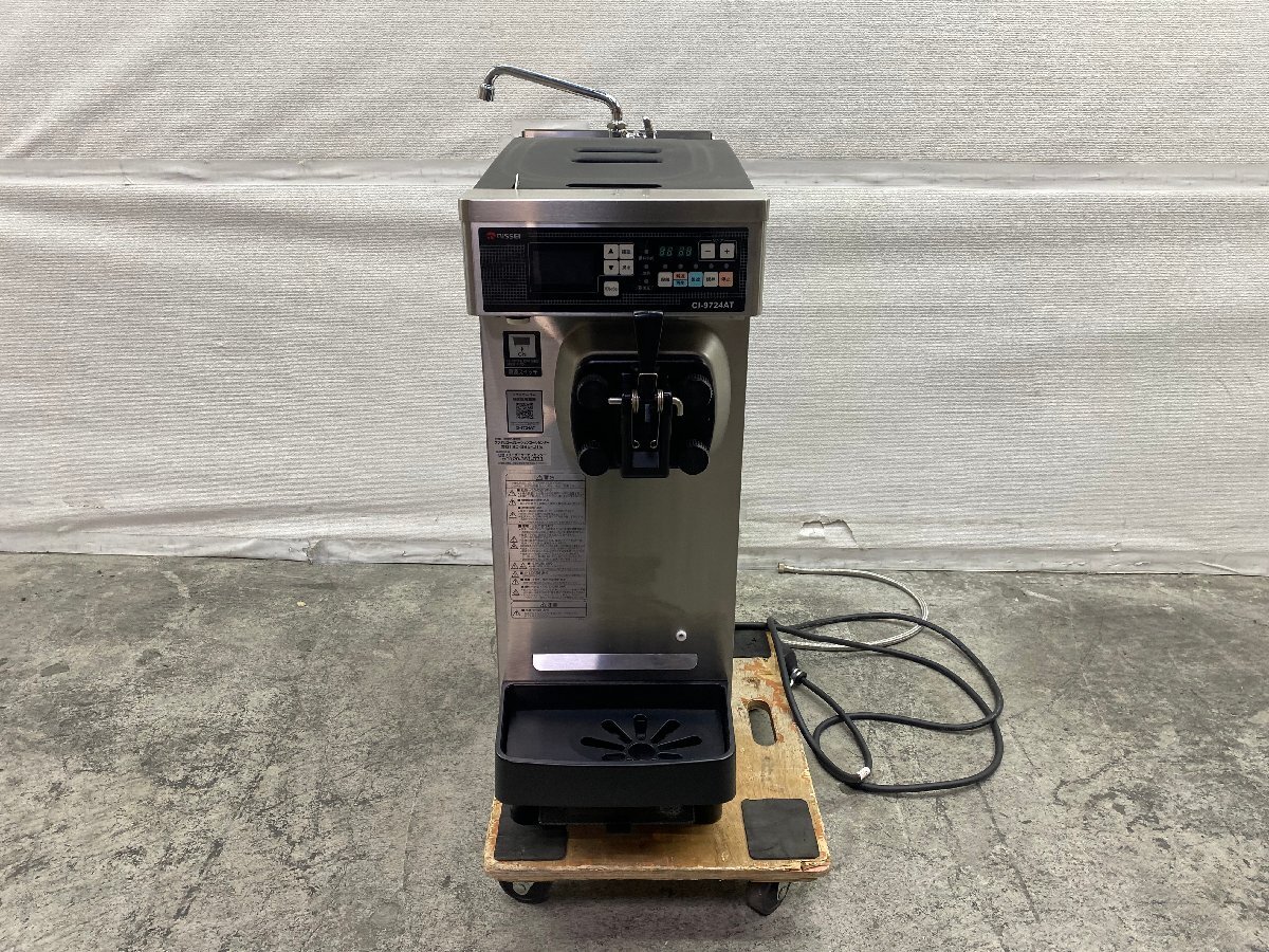 【美品】大阪発 　アイスクリームマシン　NISSEI　CI-9724AT　三相200V　2024年製　ソフトクリームサーバー　HT MSh　