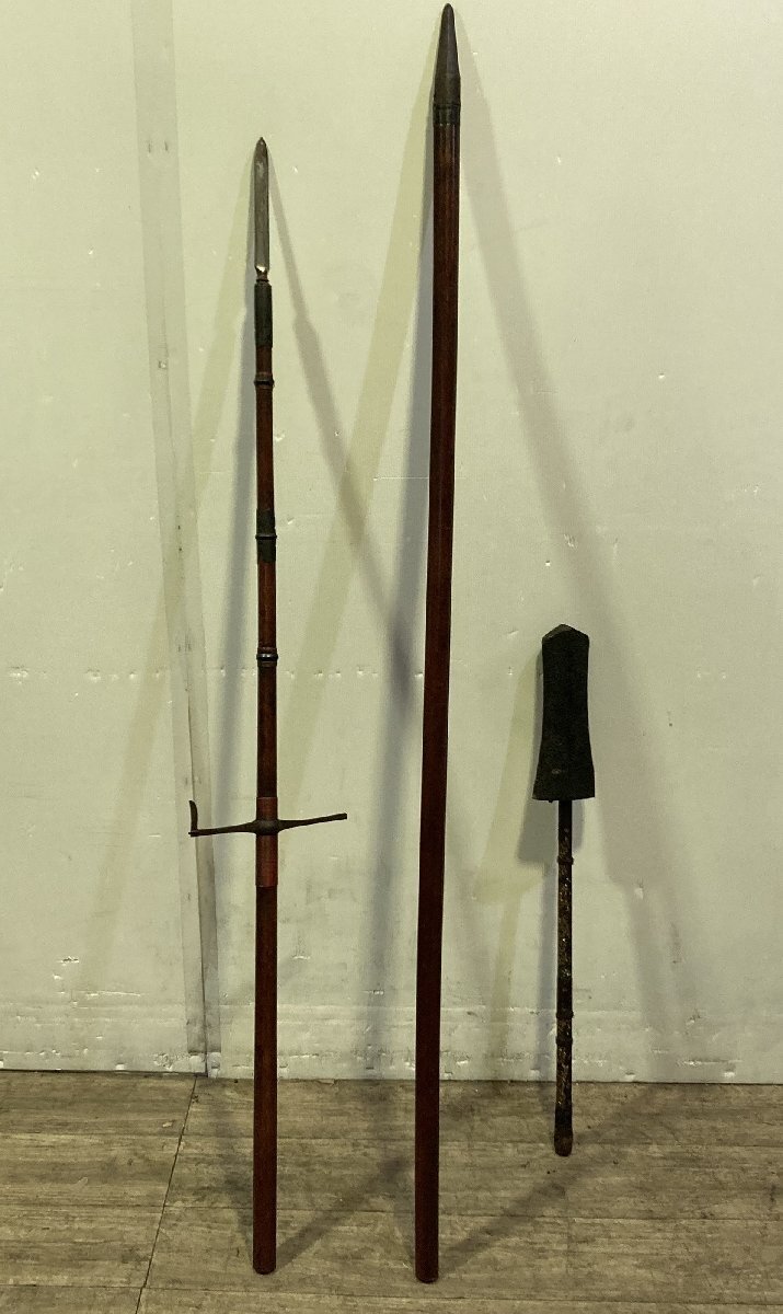 【直接引取限定・埼玉県さいたま市】槍　無銘　銃砲刀剣類登録証付き MJ O