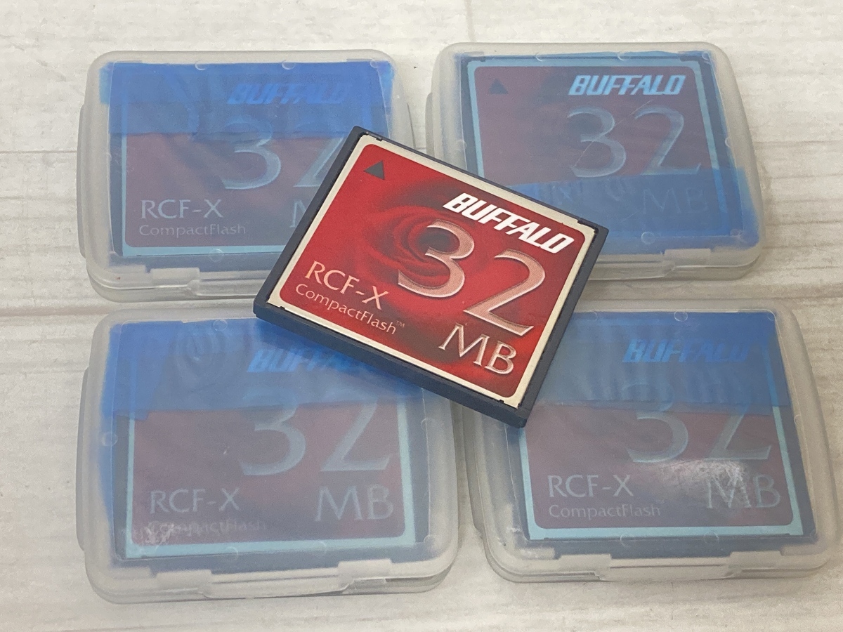 BUFFALO RCF-X コンパクトフラッシュ 32MB 5枚セット CF-①