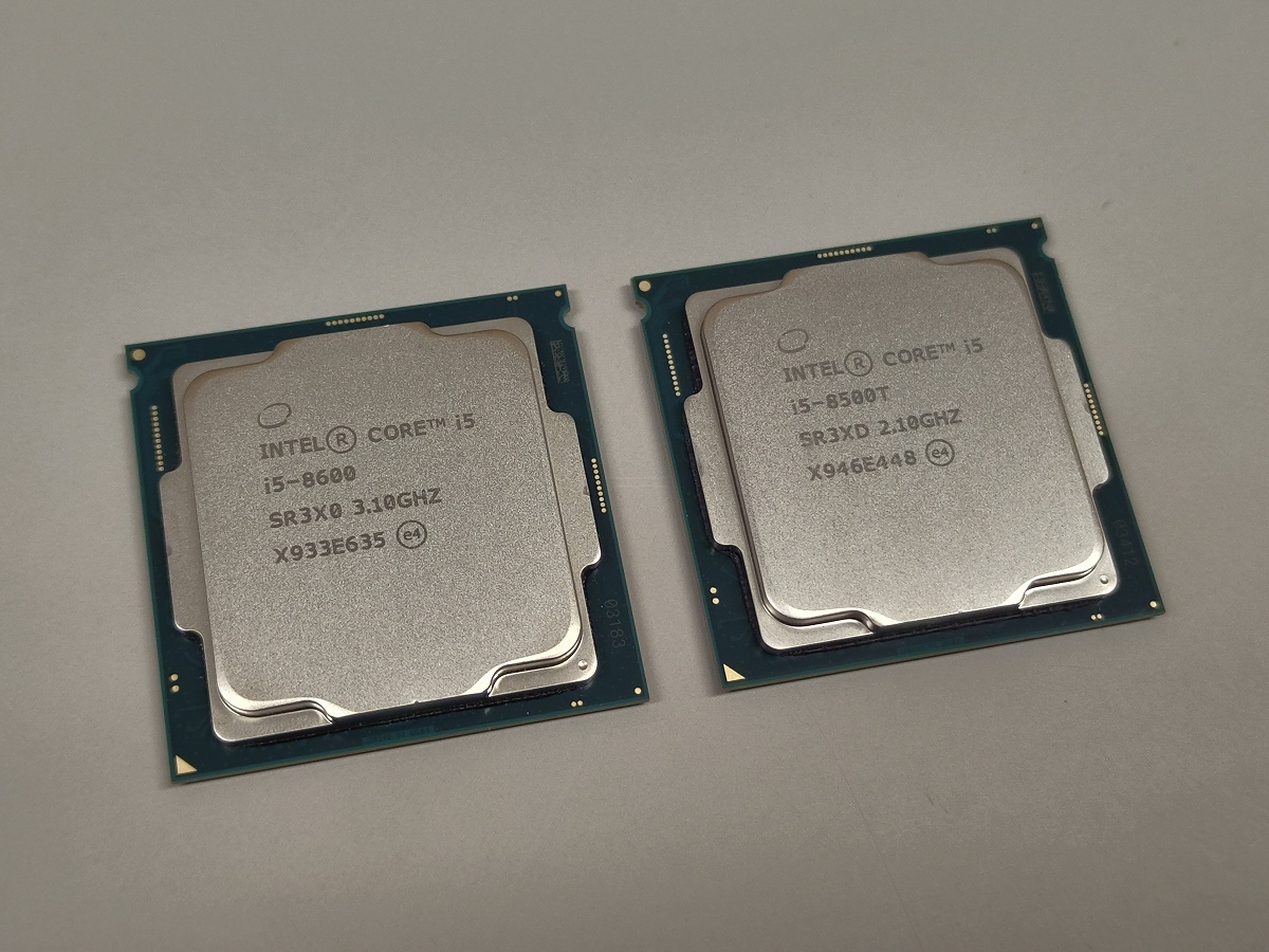 Intel Corei5-8600 SR3X0 / Corei5-8500T SR3XD CPU 第8世代 LGA1151v2 計2枚 CC-④d
