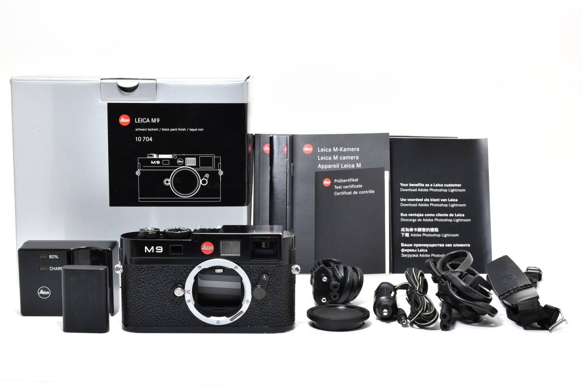 1円〜 【極上品】ライカ Leica M9 ブラックペイント Black Paint 10704 動作確認済