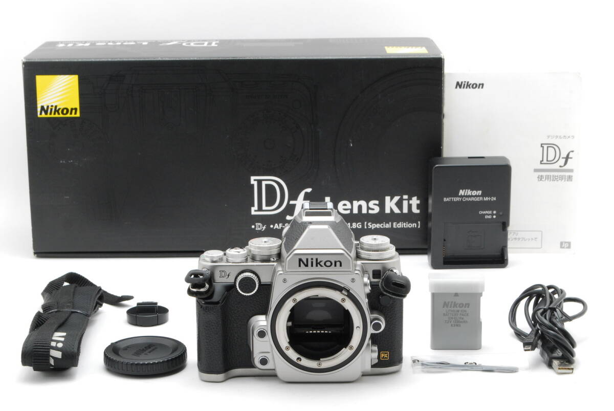 Nikon Df Silver 16.2MP DSLR Camera Shutter Count 34,472 C0093