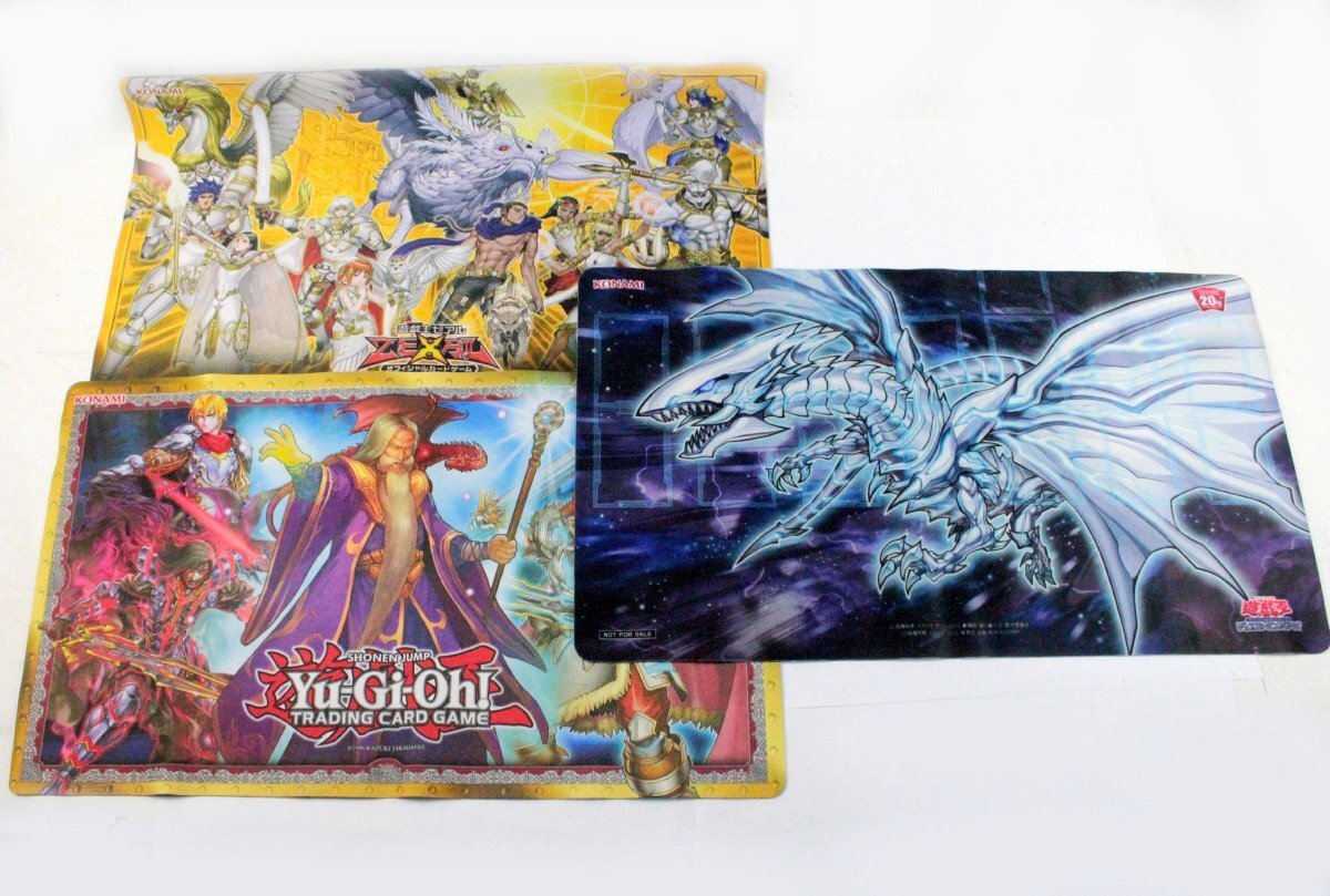 [まとめ売り] コナミ KONAMI 遊戯王 Yu-Gi-Oh プレイマット シート 青眼の亜白龍 ライトロード 聖騎士 円卓の騎士 トレカ 公式サプライ