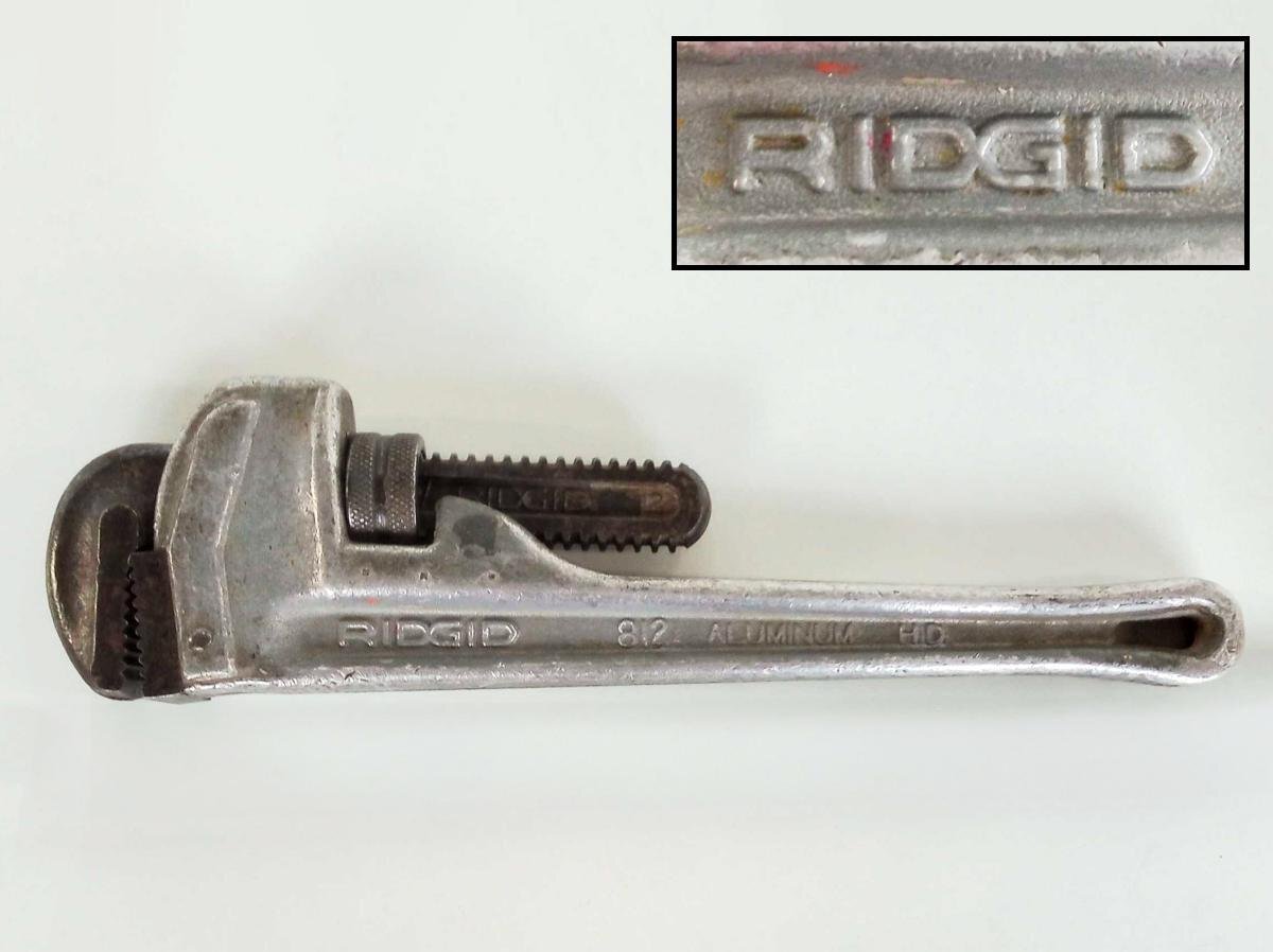 RIDGID アルミ ストレート パイプレンチ 300mm 工具 配管 [西那須野店]